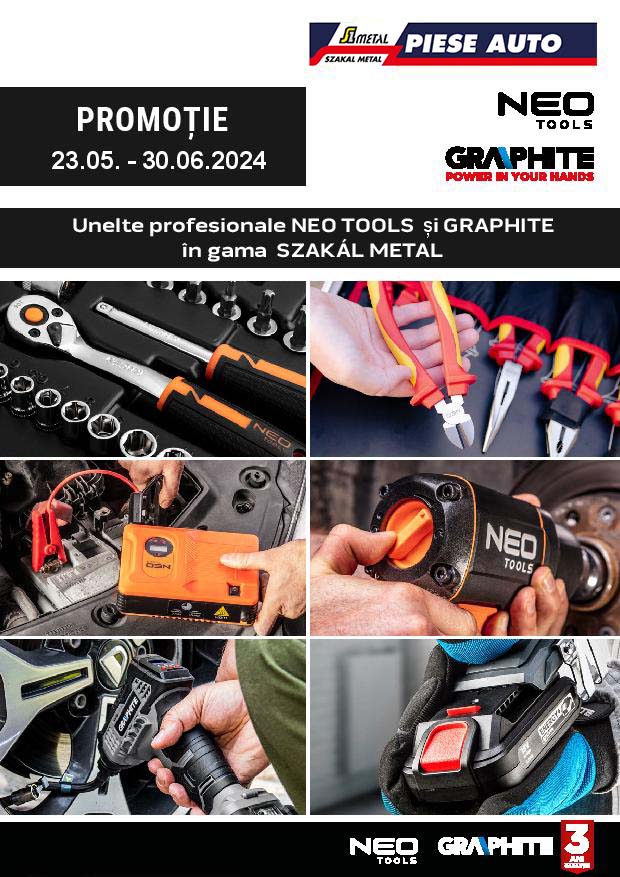 Promoție de primăvară Neo Tools / Graphite